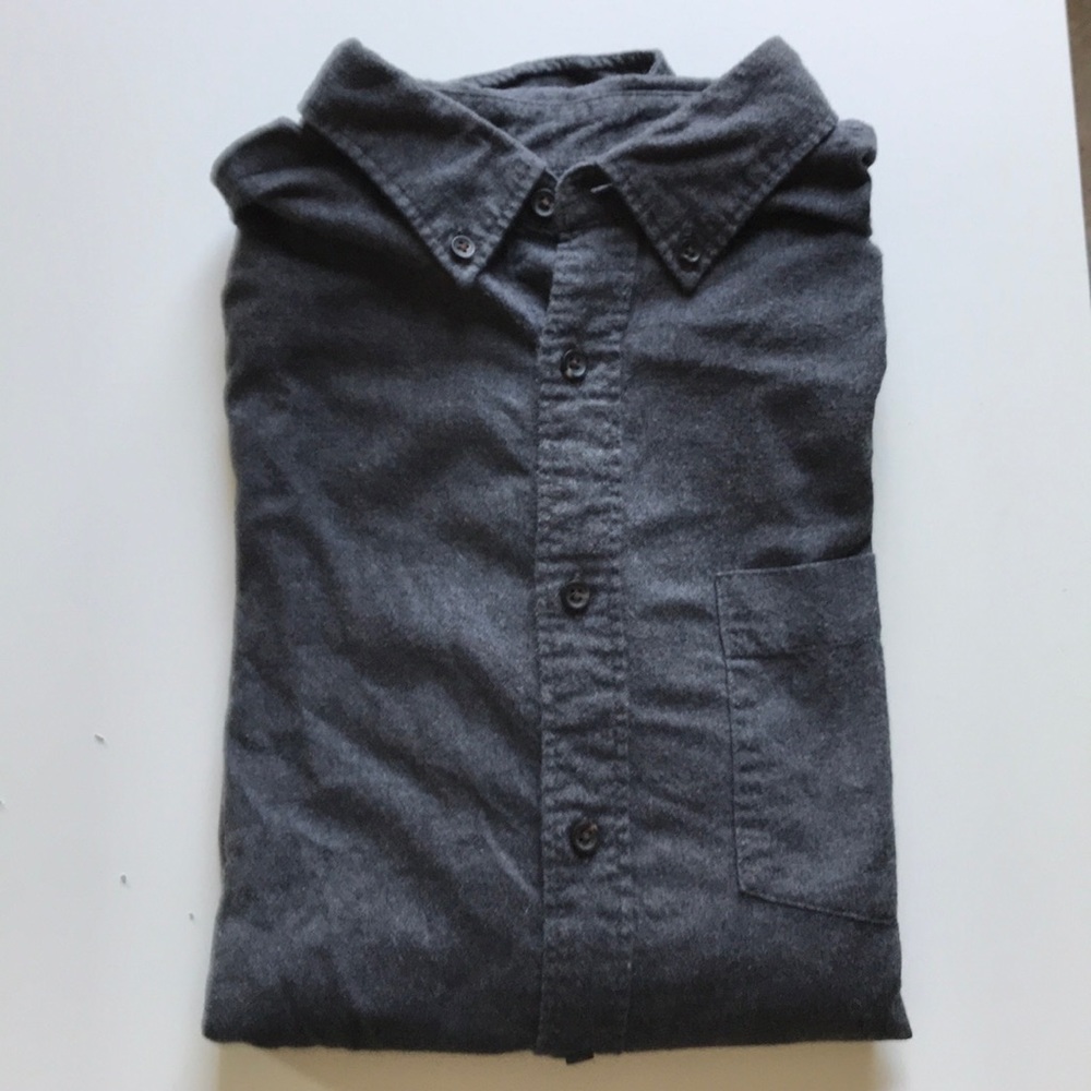 Uniqlo Cotton Flannel, Dark Gray